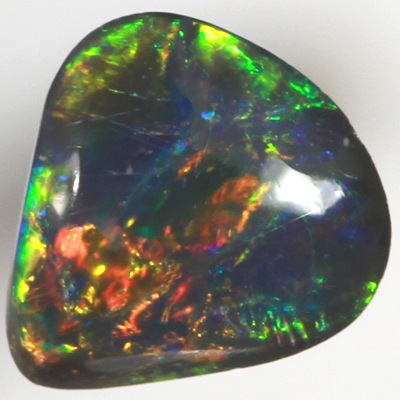 SOLID BLACK OPAL Very rich and bright gemmy colours